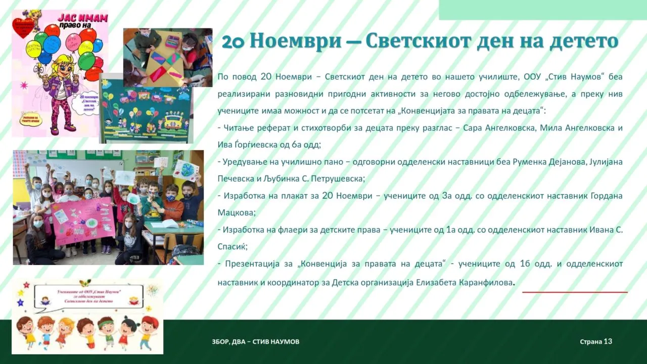 Училишно списание 2020-2021 година
