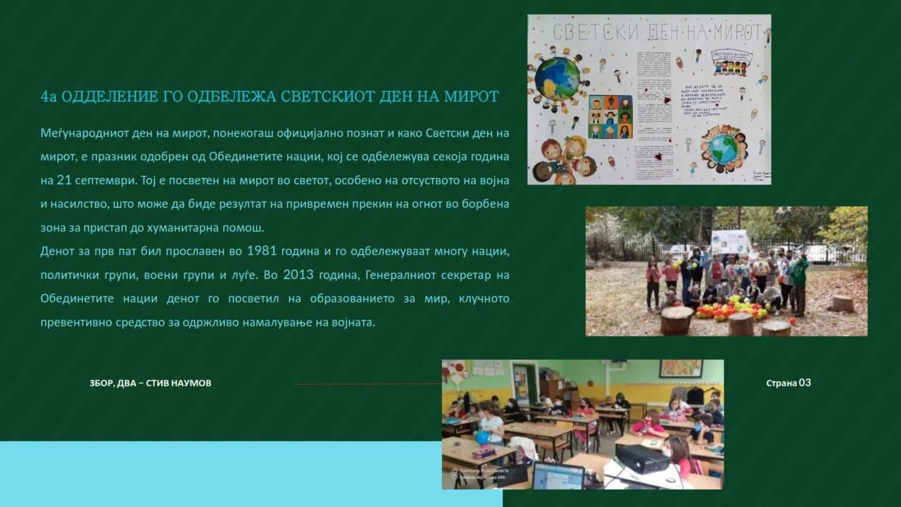 Училишно списание 2020-2021 година
