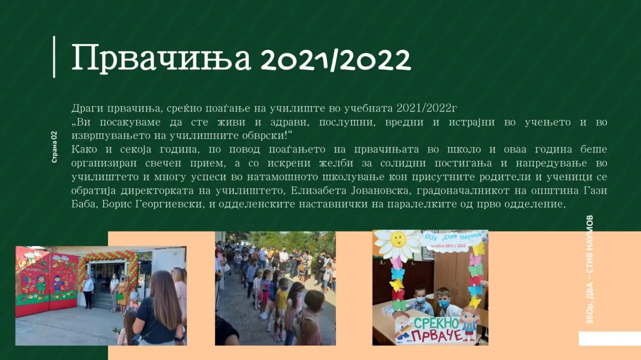 Училишно списание 2020-2021 година