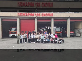 Посета на противпожарната станица во Автокоманда - 13.10.2026